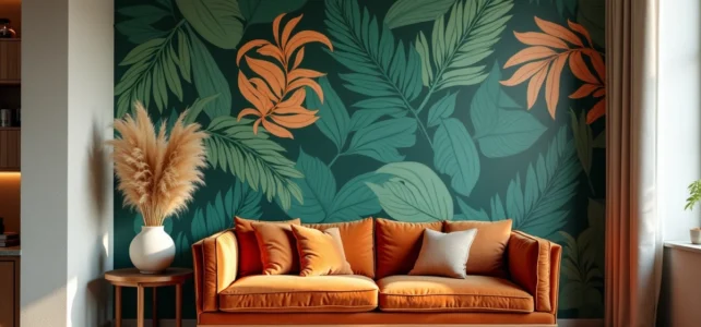 Papier peint : découvrez les plus belles tendances déco pour sublimer votre intérieur en 2024